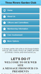 Mobile Screenshot of 3riversgardenclub.com